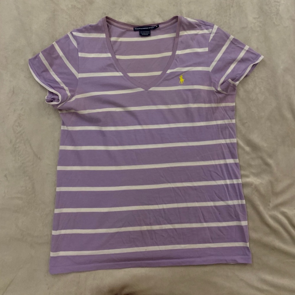 Ralph Lauren striped V-neck shirt